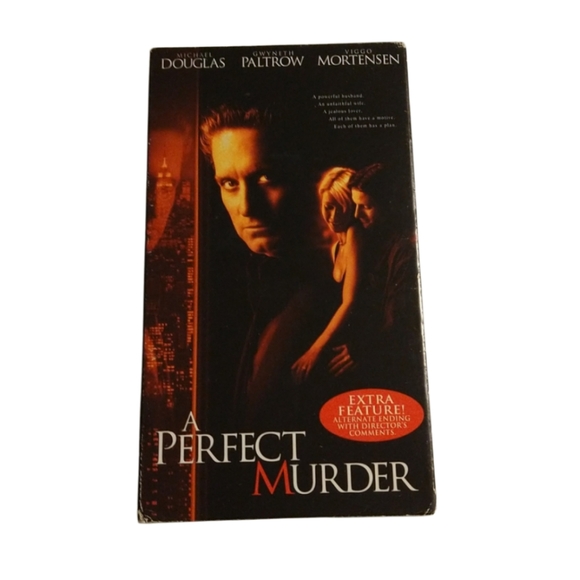 6/$15 Perfect Murder 1998 Thriller Suspense vhr tape - Picture 1 of 4